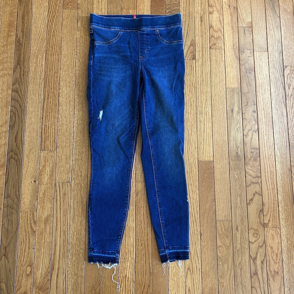 Spanx Women's Ankle Skinny Stretch Jeans Size Small Dark Wash